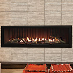 60" Boulevard Contemporary Linear Direct Vent Fireplace, Remote and Accent Light (Electronic Ignition) - Empire Comfort Systems