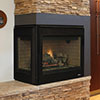 40" Custom Series Left Side Corner Traditional Clean Face Direct Vent Fireplace (Electronic Ignition) - Superior