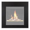 Contemporary Textured Black Flush Face - Monessen