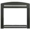 Classic Arched Front with Lower Control Door, Black - Monessen