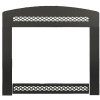 36" Classic Arched Front with Lower Control Door, Black - Monessen