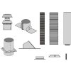 Direct Vent Vertical Flex Vent Termination Kit (4" x 7") - Empire Comfort Systems