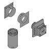 Direct Vent Rear Vent Termination Kit  4" x 6 5/8" (standard through wall 5" - 7" thickness) - Empire Comfort Systems