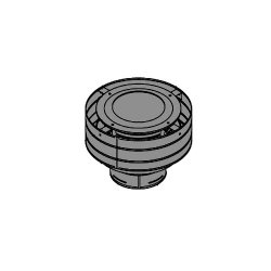 Dura-Vent Pro Low Profile Termination Cap (4" x 6 5/8")