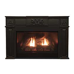 32" Innsbrook Medium Direct Vent Fireplace Insert, Blower, Cast Iron Surround (Electronic Ignition) - Empire Comfort Systems