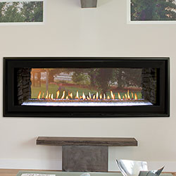 48" Boulevard Contemporary See-Thru Linear Direct Vent Fireplace, Remote (Electronic Ignition) - Empire Comfort Systems