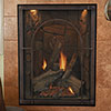 27" Forest Hills Traditional Portrait Clean Face Direct Vent Fireplace with Liner, Lighting, and Remote (Electronic Ignition) - Empire Comfort Systems