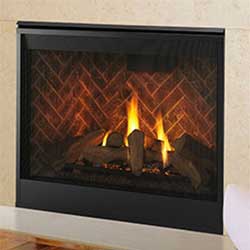 36" Meridian Platinum IntelliFire Touch Direct Vent Fireplace  (Electronic Ignition) - Majestic