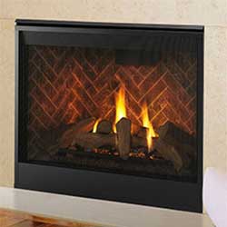 42" Meridian Platinum IntelliFire Touch Direct Vent Fireplace  (Electronic Ignition) - Majestic