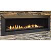 60" Echelon II IntelliFire Touch Direct Vent Linear Fireplace  (Electronic Ignition) - Majestic