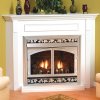 42" Standard Corner Cabinet Mantel, Built-In Base - Empire Comfort Systems