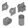Direct Vent Termination Kit - Top/Through Wall 4" to 6" thickness (5" x 8") - Empire Comfort Systems