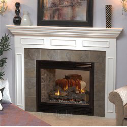 36" Tahoe Premium Direct Vent See-Thru Fireplace (Millivolt/Pilot) - Empire Comfort Systems